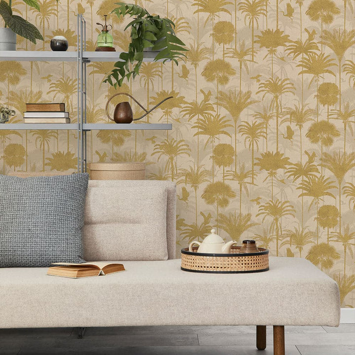 Royal Palm Peel And Stick Wallpaper-Tempaper & Co.-Tempaper-RP15030-Wall Paper-4-France and Son