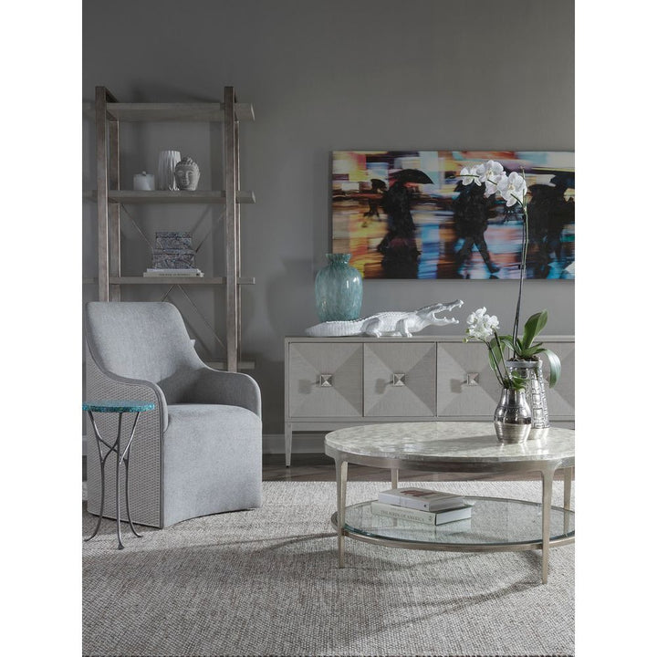 Gravitas Round Cocktail Table - Champagne