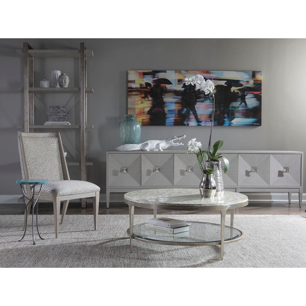 Gravitas Round Cocktail Table - Champagne