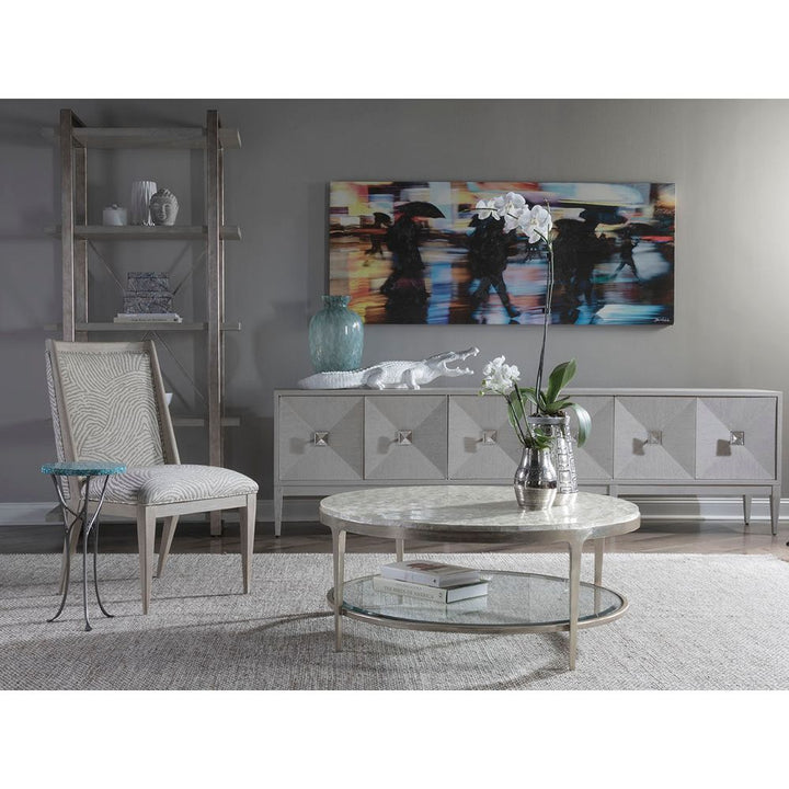 Gravitas Round Cocktail Table - Champagne