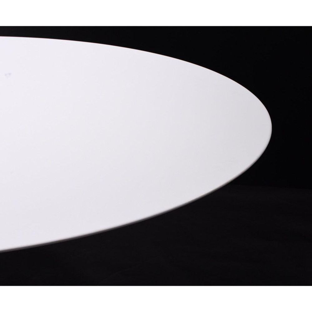 Quartz Pedestal Tulip Dining Table - Oval - Rental Price/Week