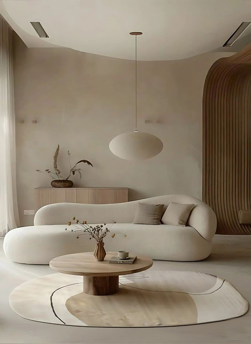 Emilia Asymmetric Round Rug: 8x10