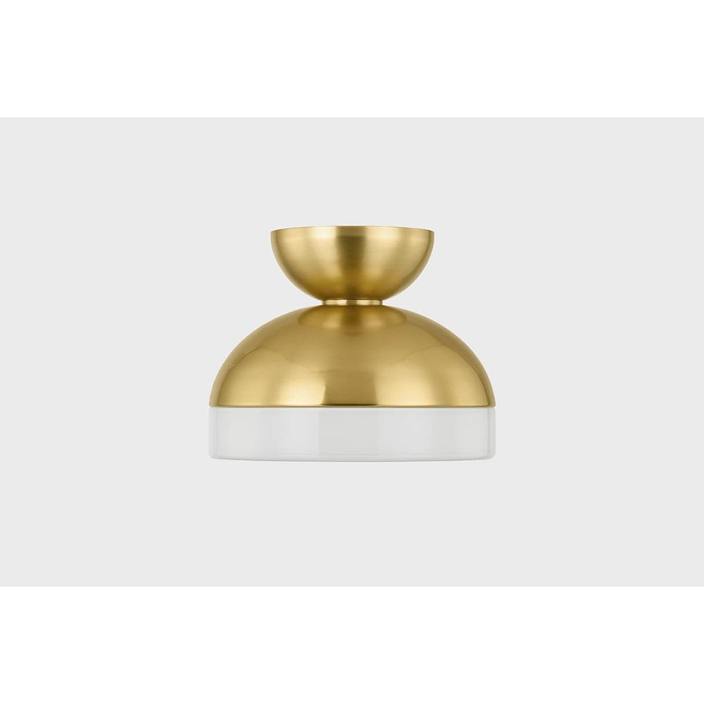 Rue Flush Mount-Mitzi-HVL-H851501-AGB-Flush MountsAged Brass-2-France and Son