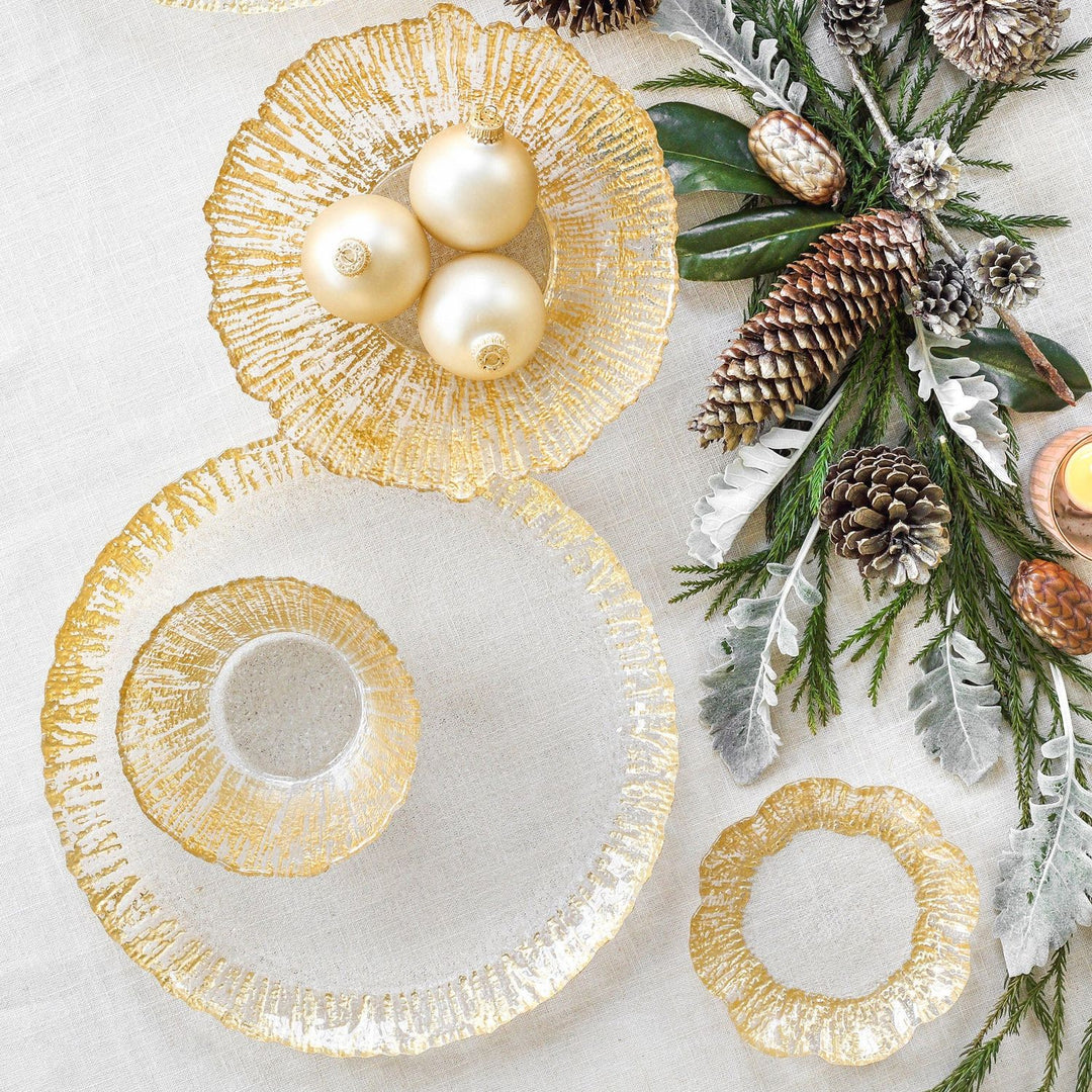 Rufolo Glass Round Platter