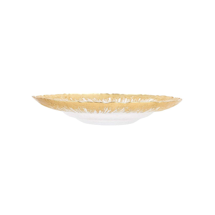 Rufolo Glass Brushstroke Shallow Bowl - Default Title