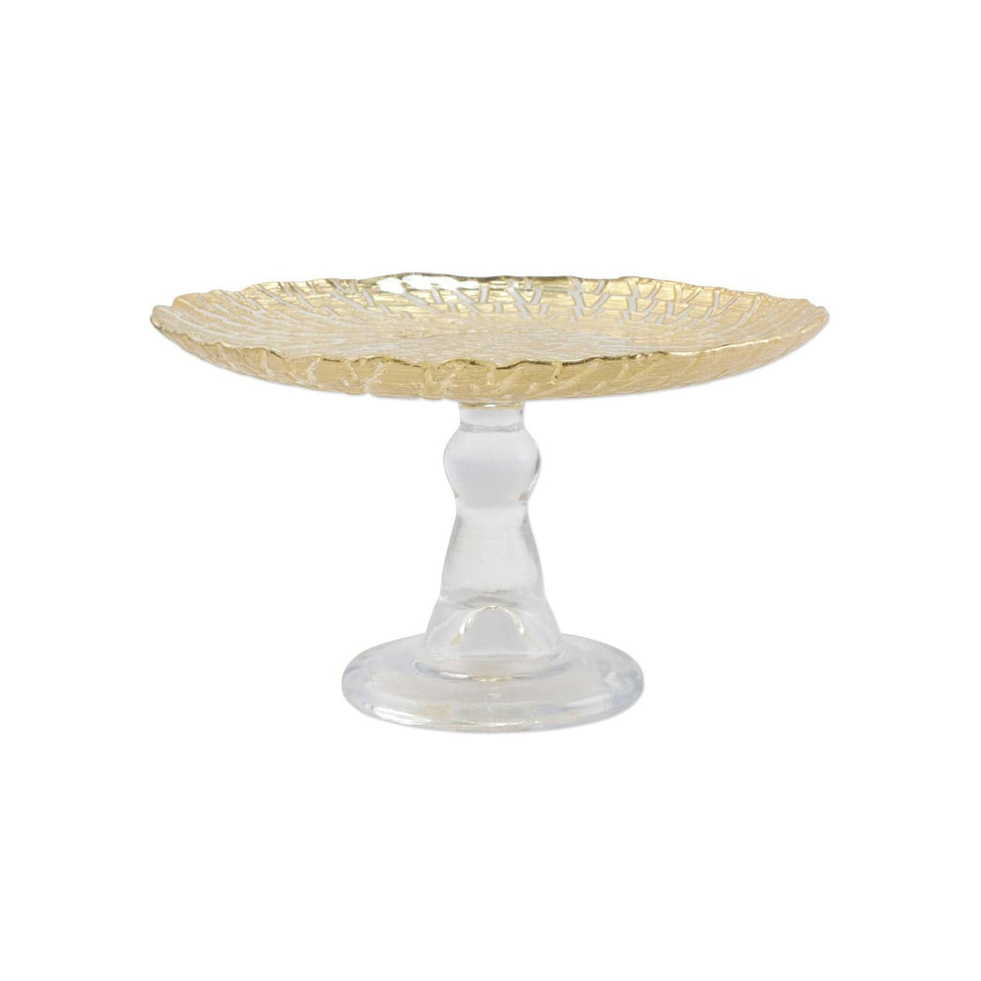 Rufolo Glass Crocodile Small Cake Stand - Default Title