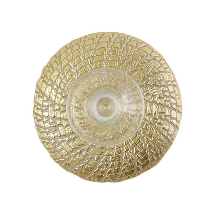 Rufolo Glass Crocodile Small Cake Stand