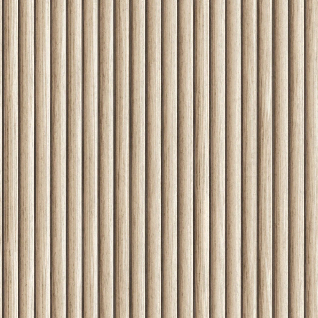 Reeded Wood Peel And Stick Wallpaper-Tempaper & Co.-Tempaper-RW15046-Wall Paper-1-France and Son