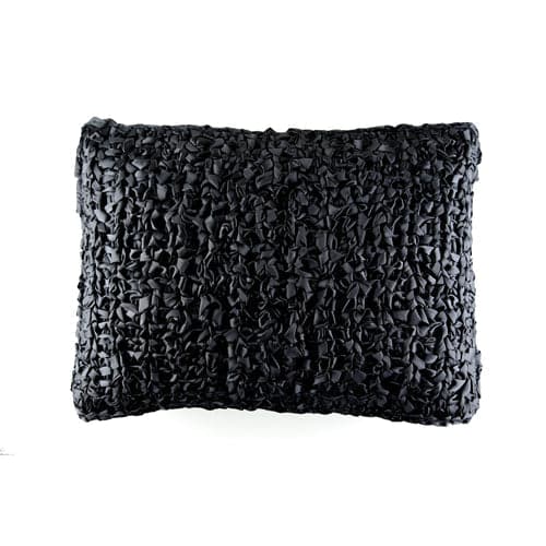Ribbon Knit Pillow-Ann Gish-ANNGISH-PWRI2014-BLK-PillowsBlack-20"x14"-18-France and Son