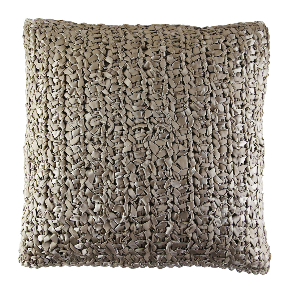 Ribbon Knit Pillow-Ann Gish-ANNGISH-PWRI2020-DGR-PillowsDark Grey-6-France and Son