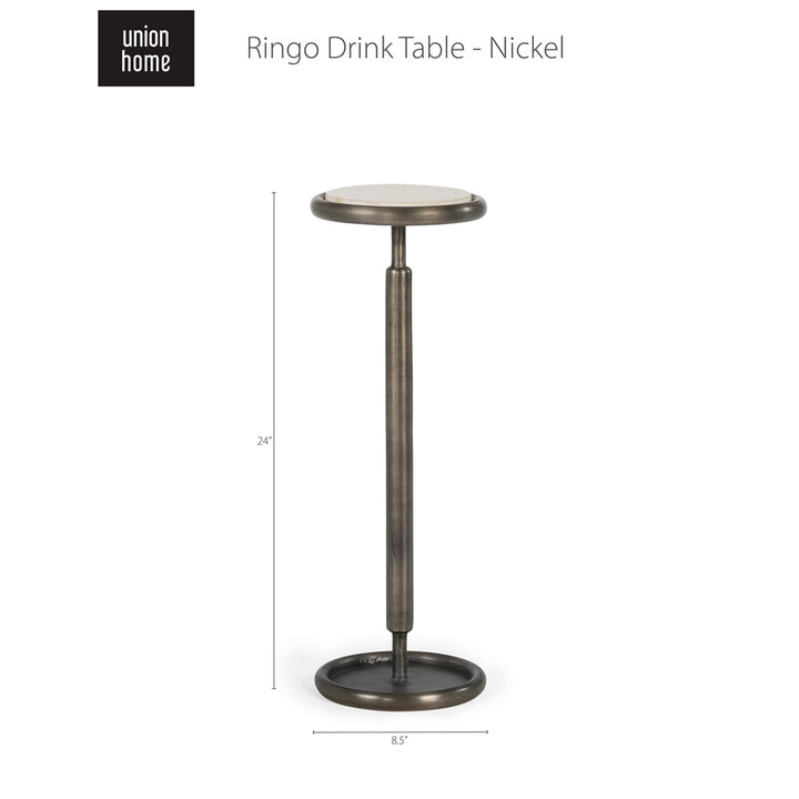 Ringo Drink Table-Union Home Furniture-UNION-LVR00395-Coffee TablesBlack-6-France and Son