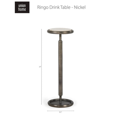 Ringo Drink Table-Union Home Furniture-UNION-LVR00395-Coffee TablesBlack-6-France and Son