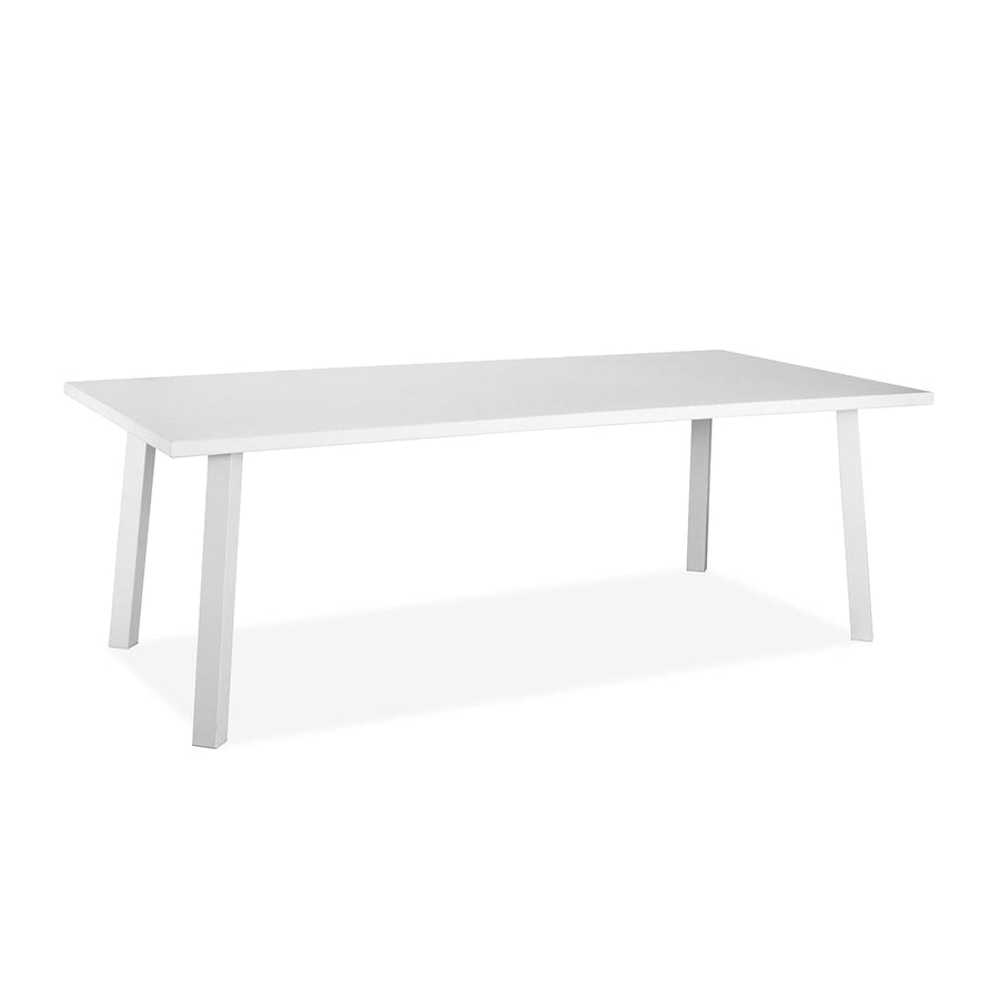 Rio Outdoor Dining Table - Rectangle-Whiteline Modern Living-WHITELINE-DT1593-WHT-Outdoor Dining Tables-1-France and Son