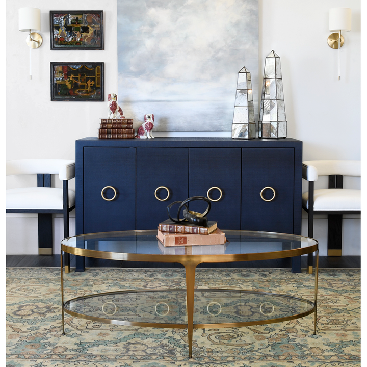 Bristow - Simple Acrylic Sconce With White Linen Shade In Antique Brass