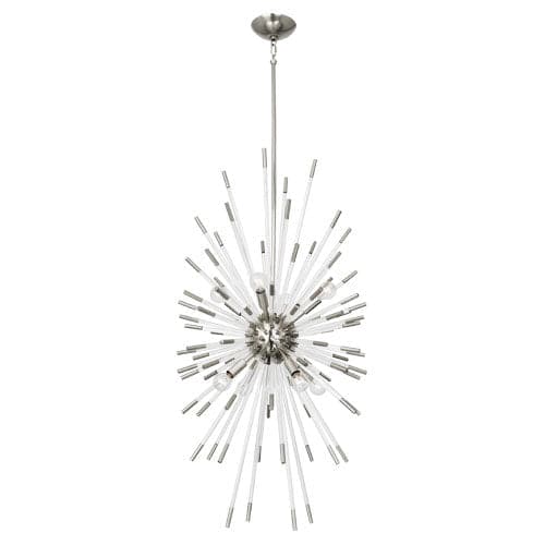 Andromeda Chandelier-Robert Abbey Fine Lighting-ABBEY-S1206-ChandeliersPolished Nickel - 20"-3-France and Son