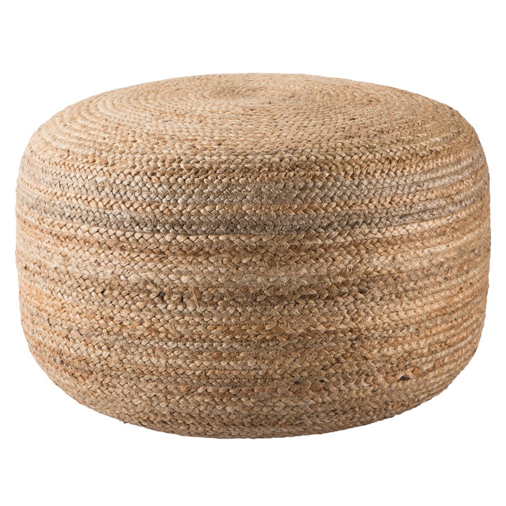 Jaipur Living Mesa Natural Solid Natural Cylinder Pouf