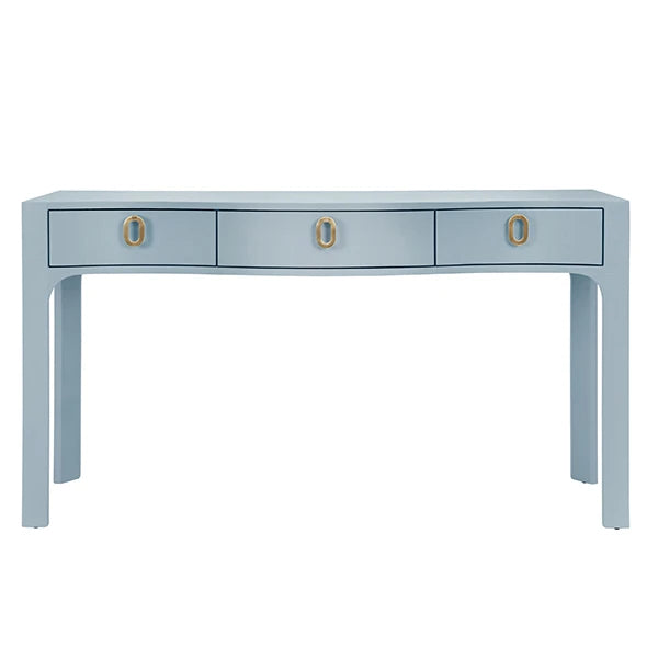 Sabrina Curved Front Console With Three Drawers