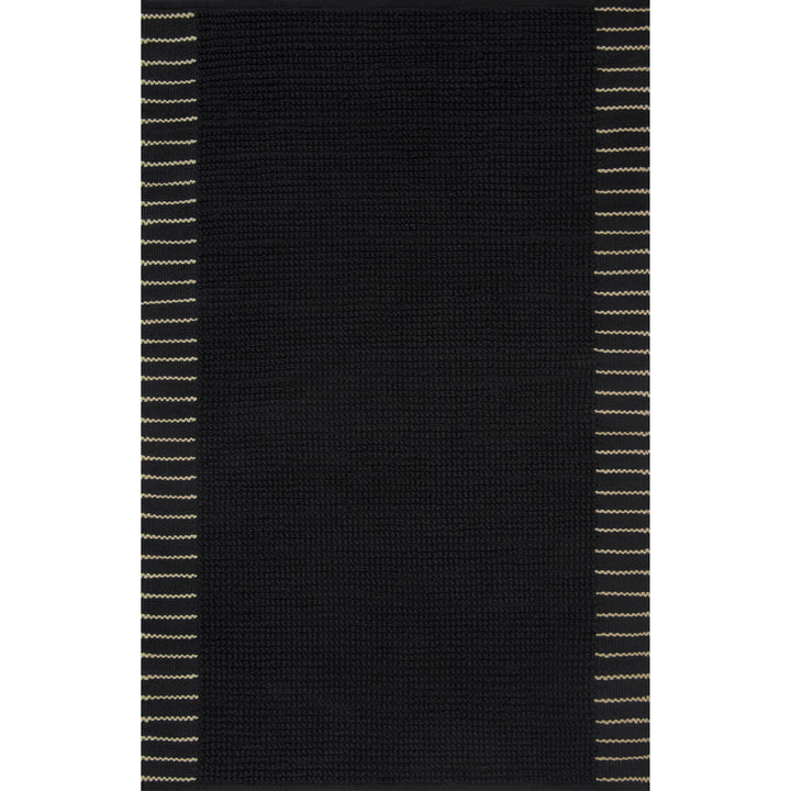 Magnolia Home By Joanna Gaines x Loloi Sadie Black 3'-6" x 5'-6" Accent Rug