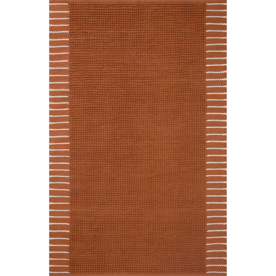 Magnolia Home By Joanna Gaines x Loloi Sadie Terracotta 3'-6" x 5'-6" Accent Rug