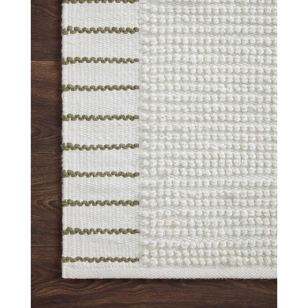 Magnolia Home By Joanna Gaines x Loloi Sadie White 7'-9" x 9'-9" Area Rug