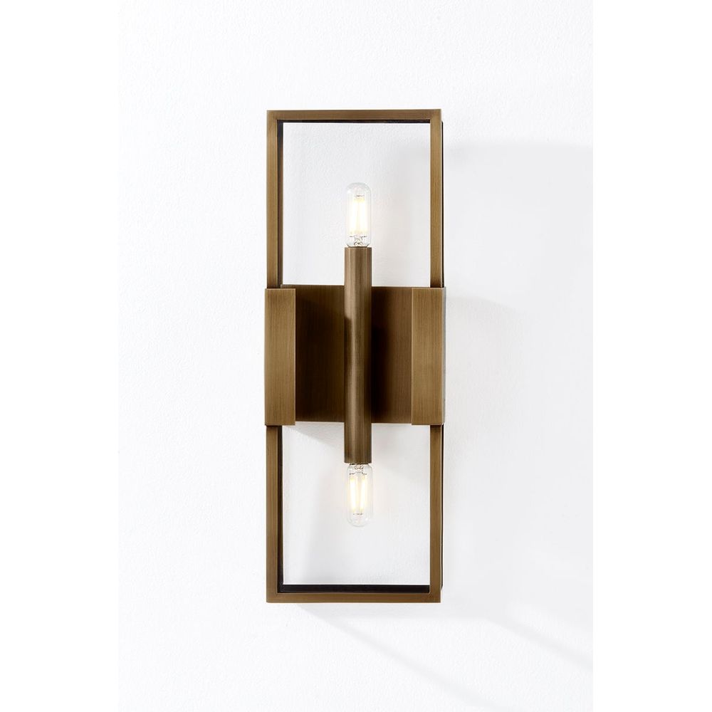 Outdoor Lighting: Wall Santa Clara Exterior Wall Sconce - Patina Brass