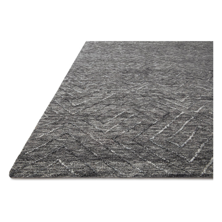 Magnolia Home By Joanna Gaines x Loloi Sarah Charcoal 18" x 18" Sample Rug