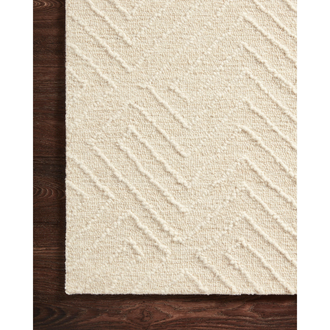 Magnolia Home By Joanna Gaines x Loloi Sarah Ivory 8'-6" x 12' Area Rug