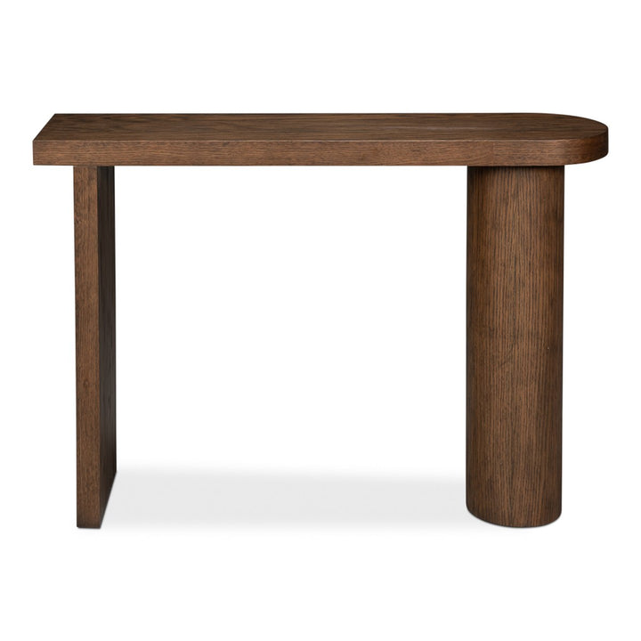 Level Console Table - Brown front view