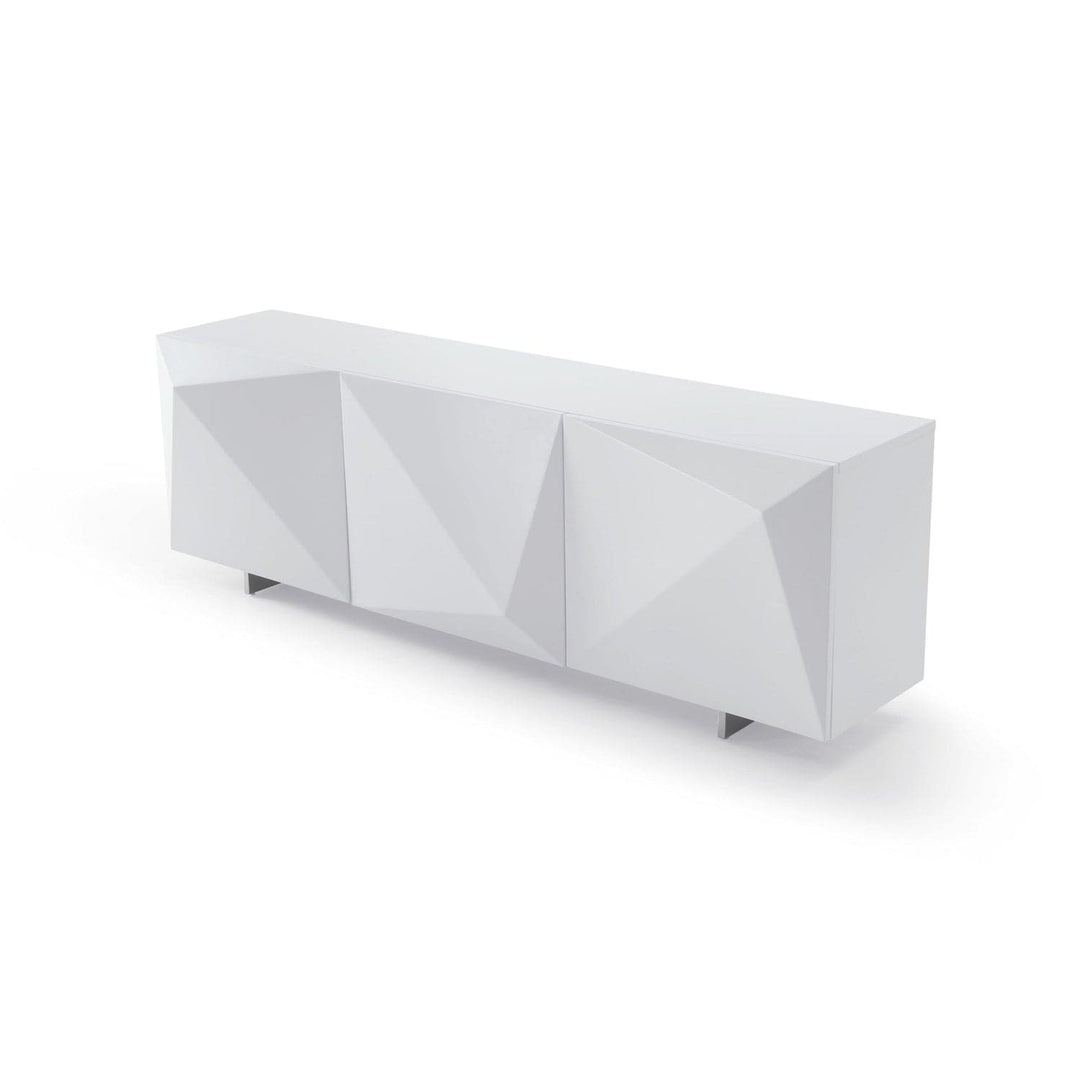 Geneva Buffet-Whiteline Modern Living-WHITELINE-SB1640-WHT-Sideboards & CredenzasWhite-1-France and Son