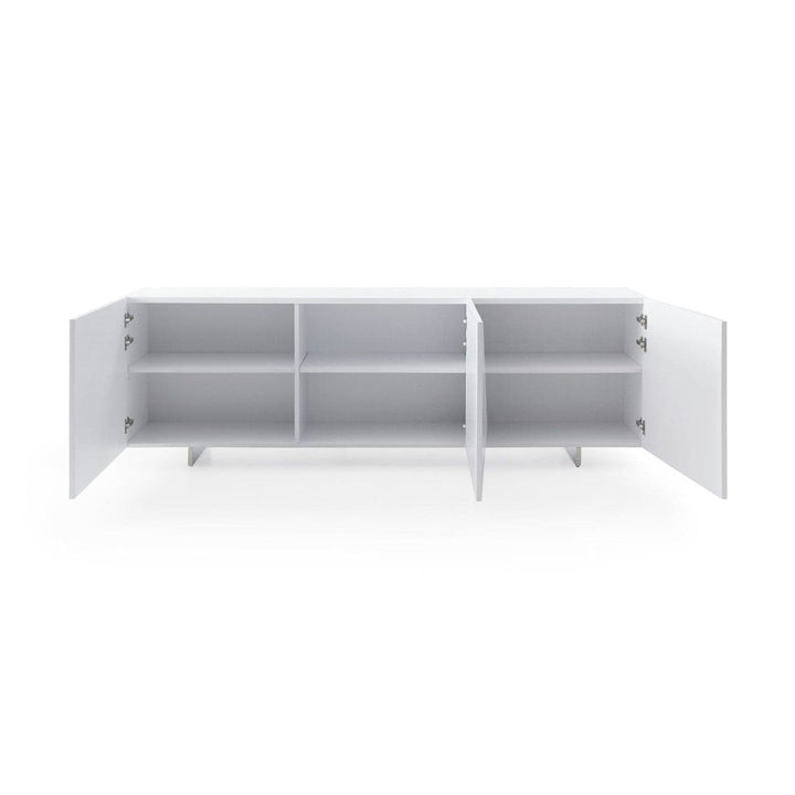 Geneva Buffet-Whiteline Modern Living-WHITELINE-SB1640-WHT-Sideboards & CredenzasWhite-3-France and Son