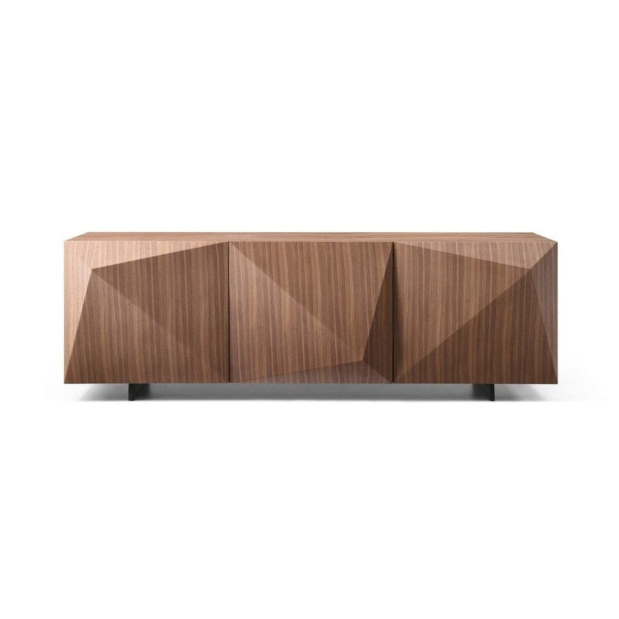 Geneva Buffet-Whiteline Modern Living-WHITELINE-SB1640-WLT-Sideboards & CredenzasWalnut-4-France and Son