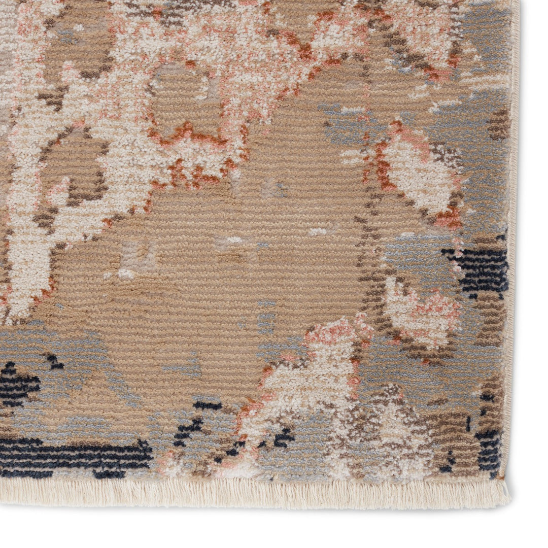 Nikki Chu by Jaipur Living Yarden Medallion Tan/ Gray Area Rug (9'6"X12'7")