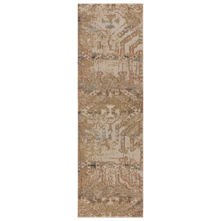 Nikki Chu by Jaipur Living Yarden Medallion Tan/ Gray Area Rug (9'6"X12'7")