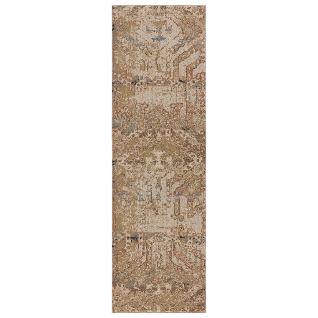 Nikki Chu by Jaipur Living Yarden Medallion Tan/ Gray Area Rug (7'10"X11'1")