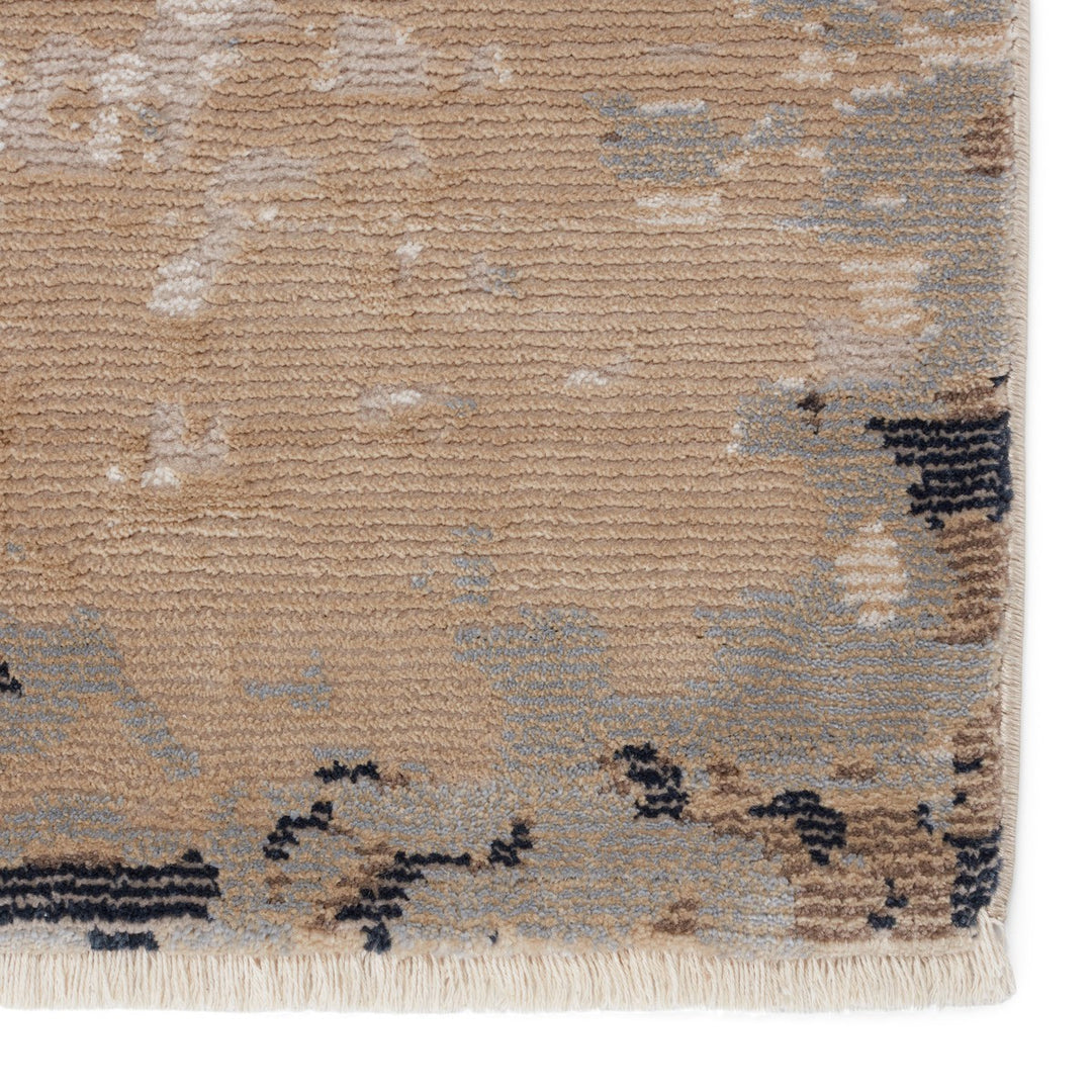 Nikki Chu by Jaipur Living Lehana Abstract Dark Brown/ Ivory Area Rug (7'10"X11'1")