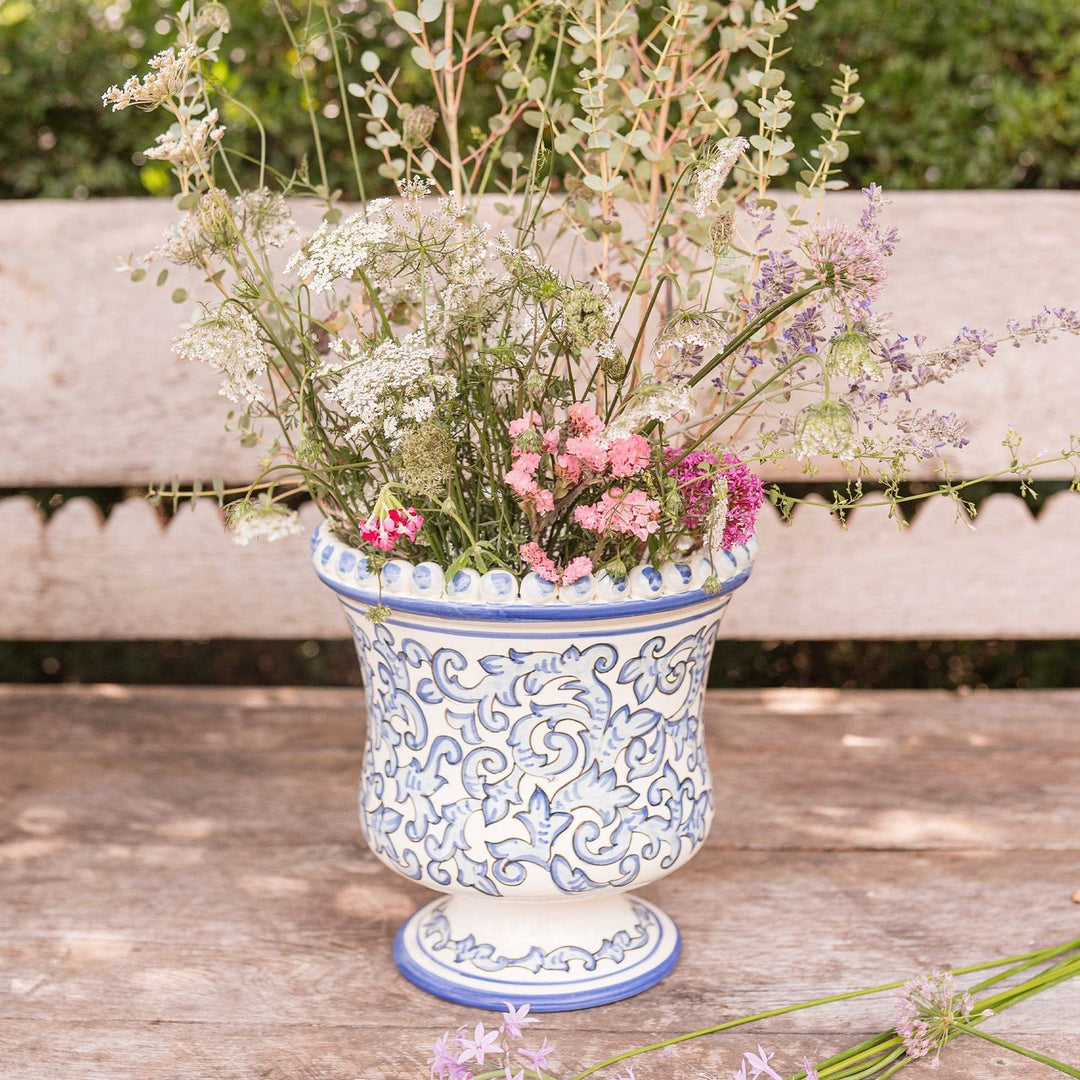 Scorrimento Blu Planter