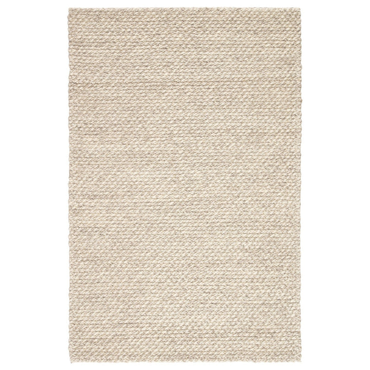 Jaipur Living Alta Handmade Solid Gray/ White Area Rug (10'X14')