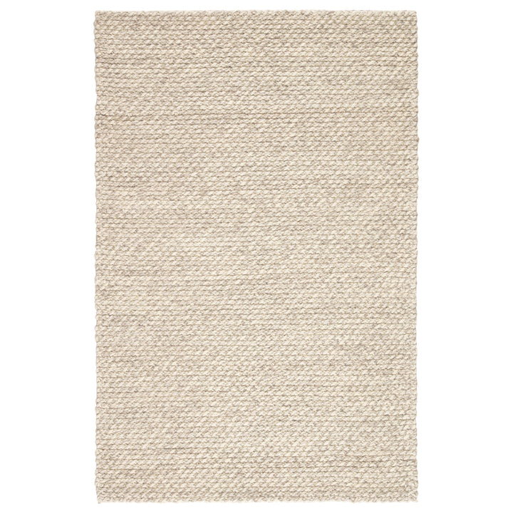 Jaipur Living Alta Handmade Solid Gray/ White Area Rug (9'X12')