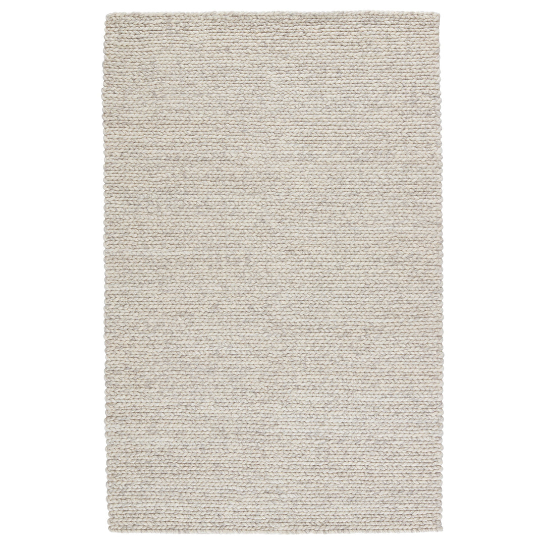 Jaipur Living Braiden Handmade Solid Cream/ Light Gray Area Rug (10'X14')