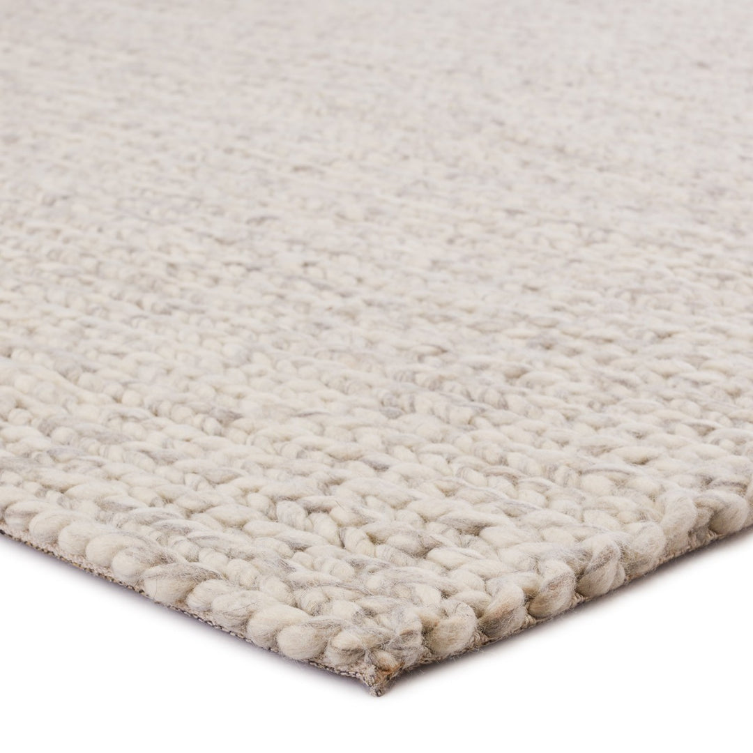 Jaipur Living Braiden Handmade Solid Cream/ Light Gray Area Rug (10'X14')