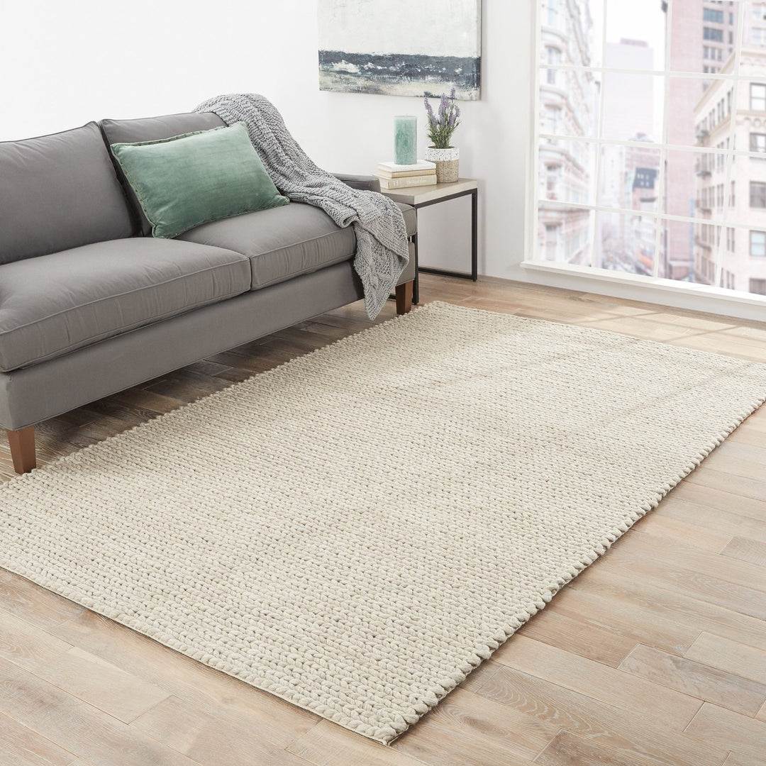 Jaipur Living Braiden Handmade Solid Gray Area Rug (12'X15')