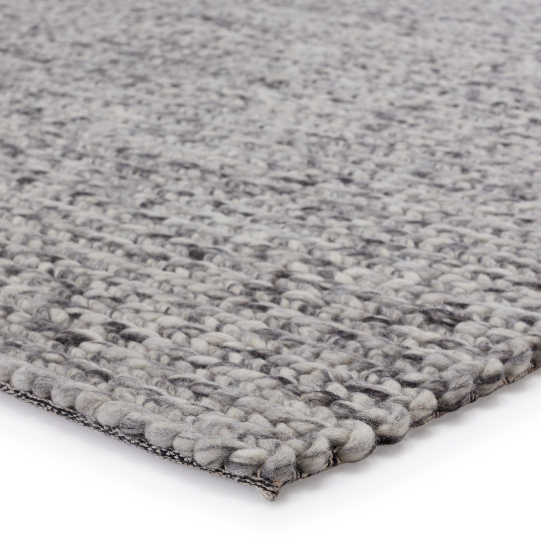 Jaipur Living Braiden Handmade Solid Gray/ Ivory Area Rug (10'X14')