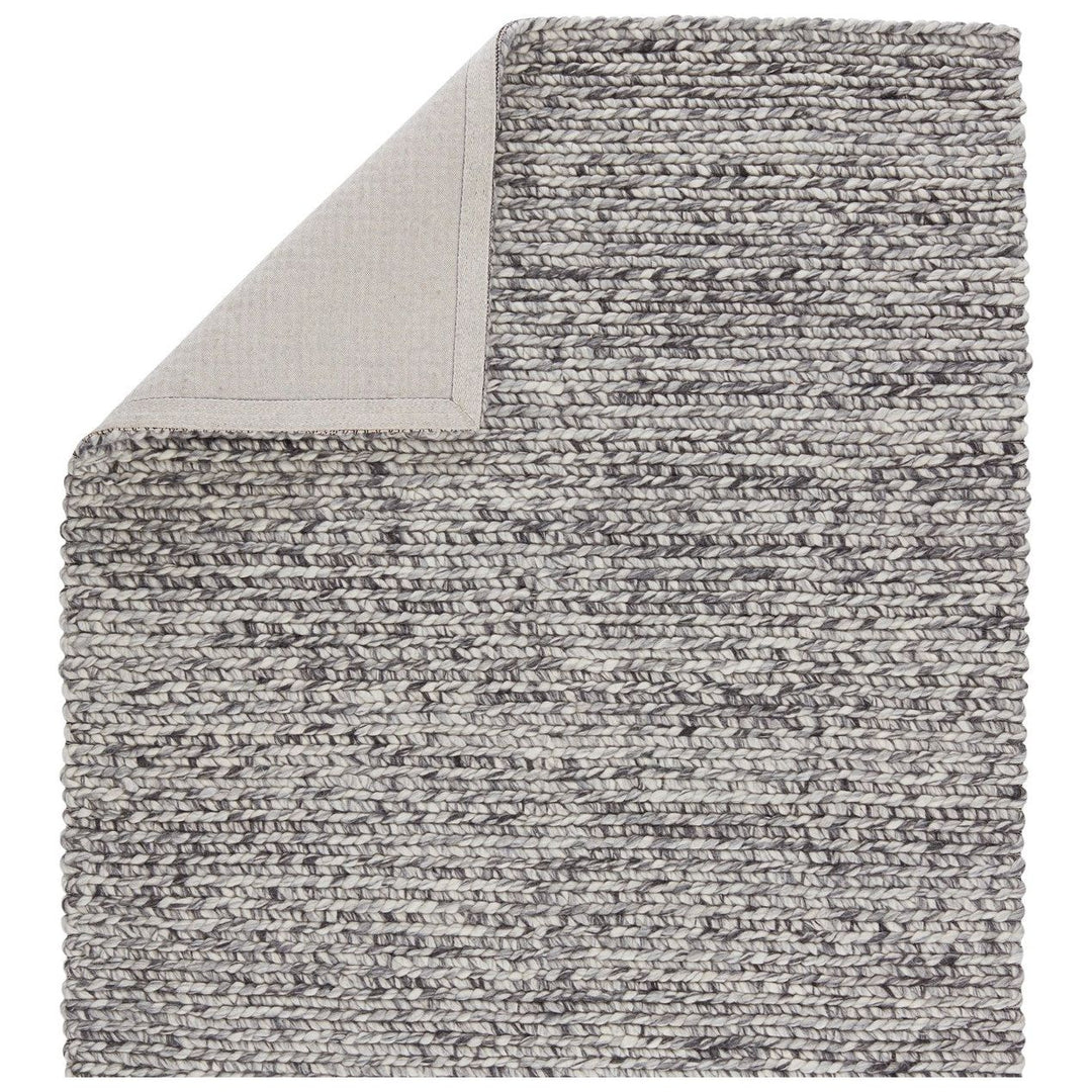 Jaipur Living Braiden Handmade Solid Gray/ Ivory Area Rug (8'X10')