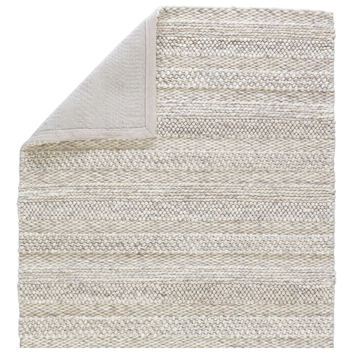 Jaipur Living Lagom Handmade Solid Ivory/ Light Gray Area Rug (9'X12')