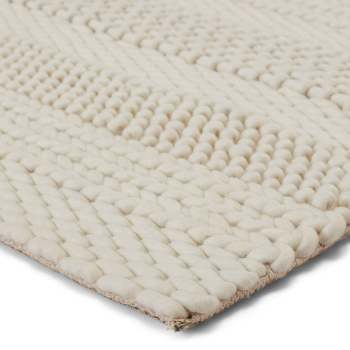 Jaipur Living Lagom Handmade Solid Ivory Area Rug (8'X10')