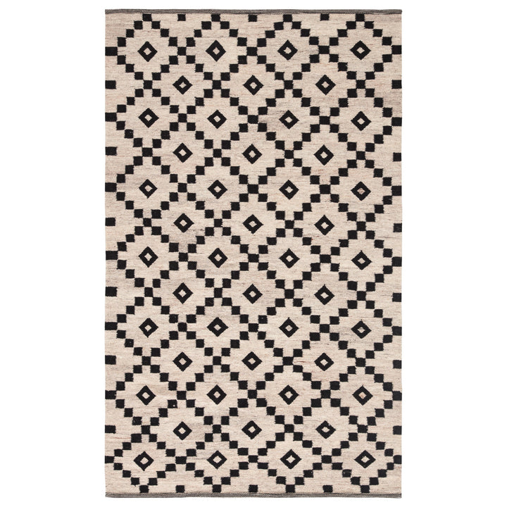 Jaipur Living Croix Handmade Geometric Black/ White Area Rug (7'10"X9'10")