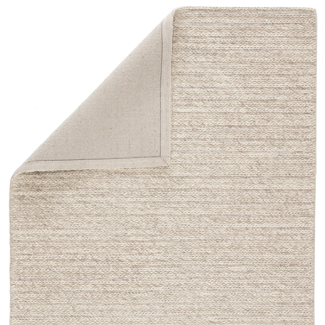 Jaipur Living Grams Handmade Solid Cream/ Light Gray Area Rug (5'X8')