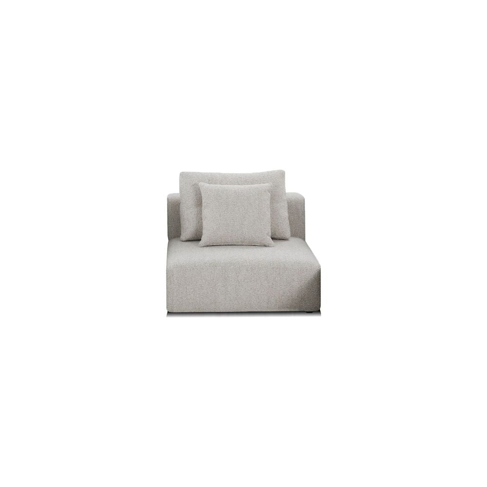 Sectionals: Parts Como Armless Bone Rib Weave / Bone Rib Weave Cushion Fabric