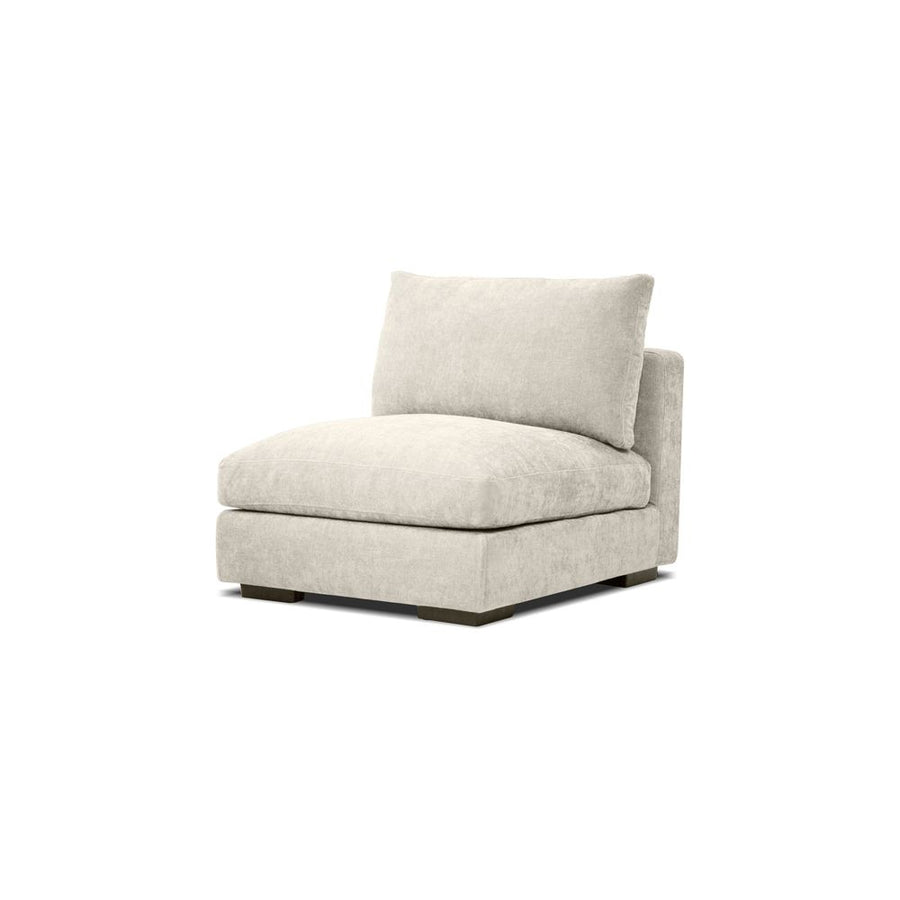Sectionals: Parts Onza Armless Oat Tweed Fabric