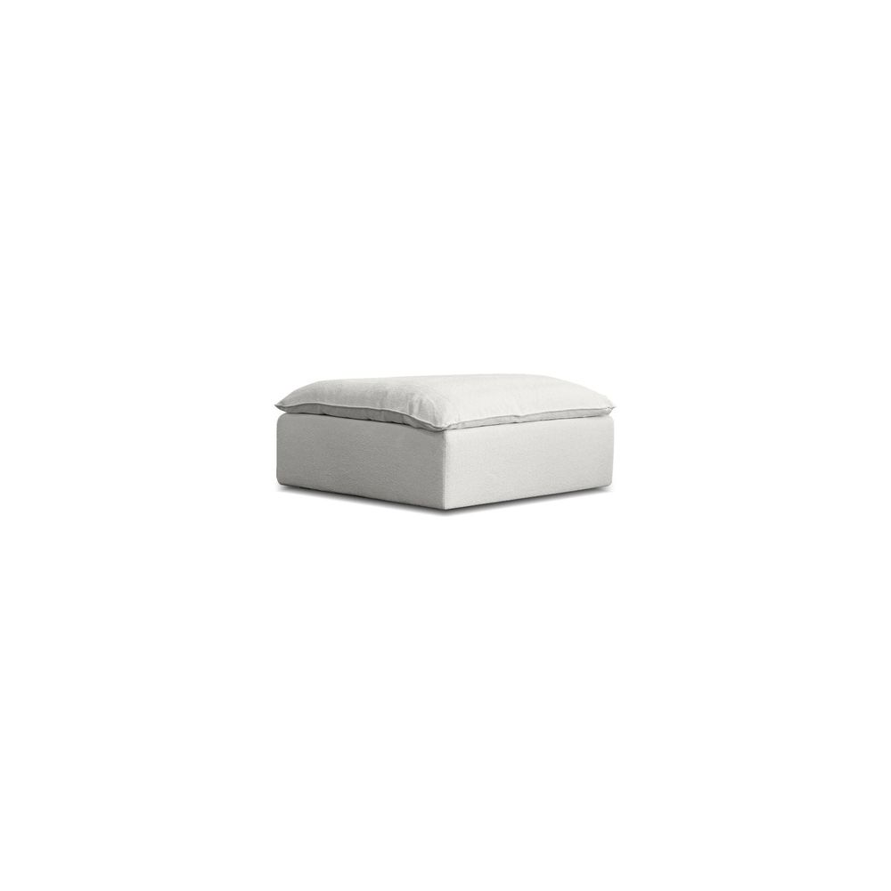 Sectionals: Parts Strato Sectional Ottoman Sea Shell Nubbly Fabric